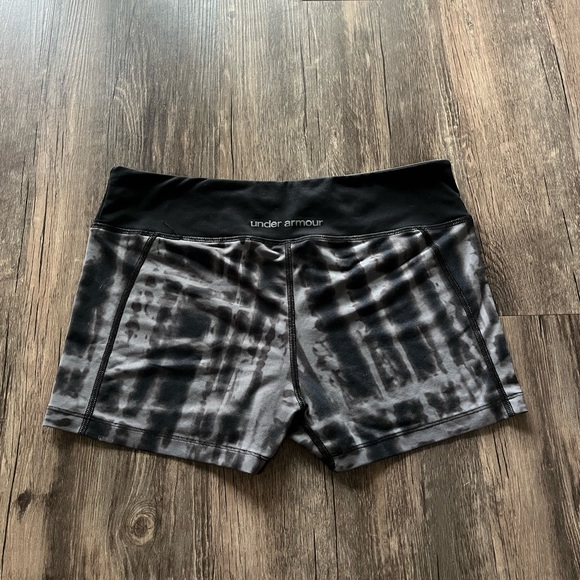 Under Armour Women’s Black & Grey Spandex Shorts Sz M - Picture 5 of 5